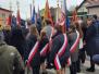 11.11.2022 Samorząd Uczniowski w marszu Niepodległości w Luzinie