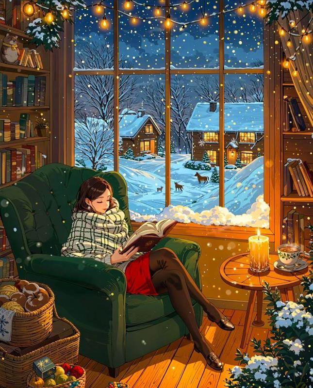 2025.12.19 – Święta z książką – czas, który pachnie spokojem 